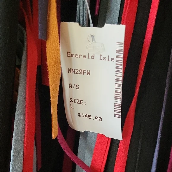 Colorful Fringe Women's Jacket - Picture 3 of 3